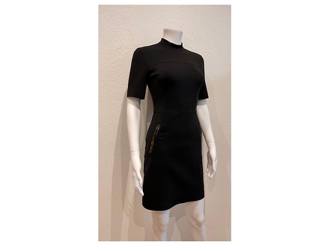 Louis Vuitton Kleid mit Monogramm-Details Schwarz - Ansicht 2