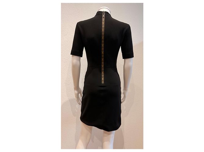 Louis Vuitton Kleid mit Monogramm-Details Schwarz - Ansicht 3