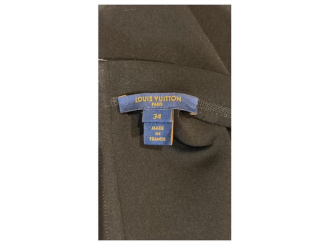 Louis Vuitton Kleid mit Monogramm-Details Schwarz - Ansicht 6