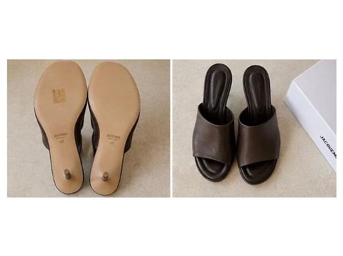 Jacquemus Leder-Mules mit Absatz Braun Größe 40 - Ansicht 5