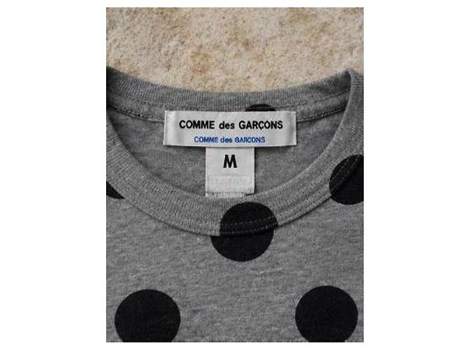 Comme Des Garcons Camiseta Comme des Garçons Polka Dot Negro Gris - vista 2
