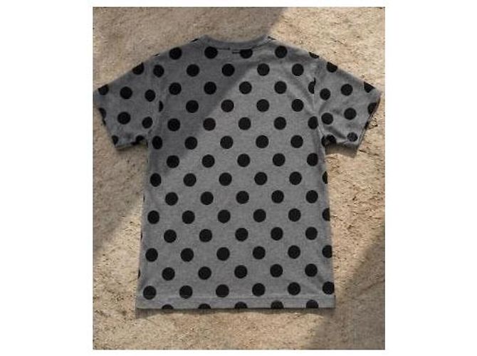 Comme Des Garcons Camiseta Comme des Garçons Polka Dot Negro Gris - vista 5