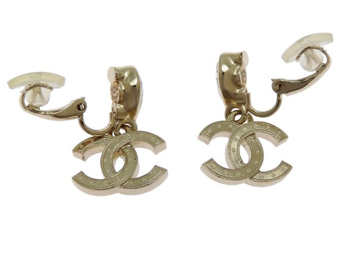 Chanel Coco Mark Drop Strass-Ohrringe - Ansicht 6