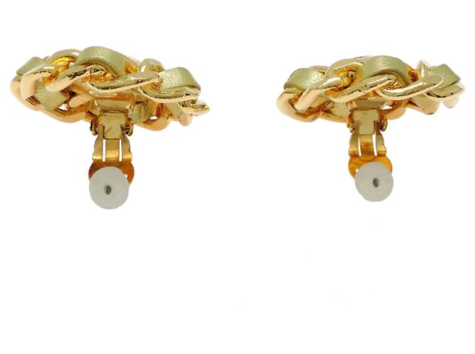 Orecchini a clip Chanel Coco Mark placcati oro da donna - vista 4