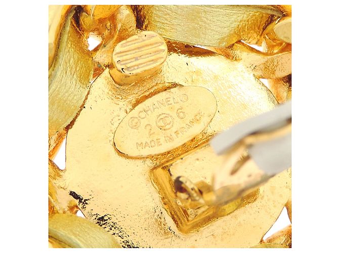 Orecchini a clip Chanel Coco Mark placcati oro da donna - vista 5