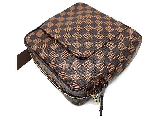 Borsa a tracolla Louis Vuitton Olaf PM Marrone - vista 3