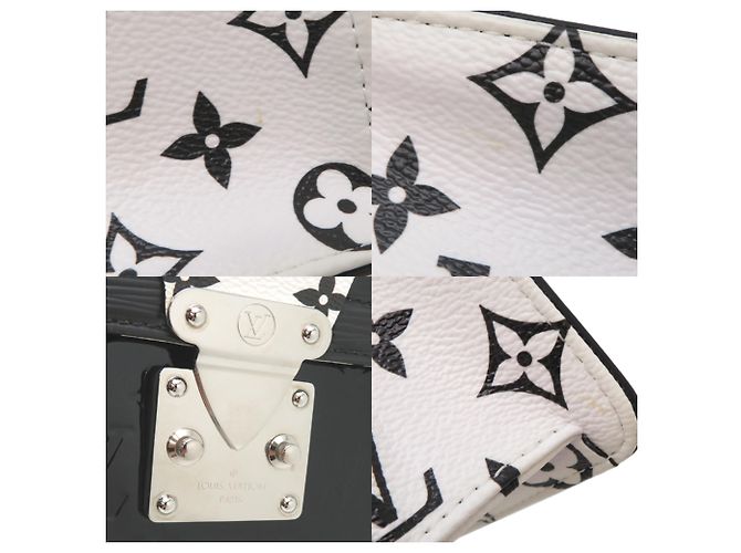 Borsa a tracolla Winewood PM da donna Louis Vuitton Nero Bianco - vista 10