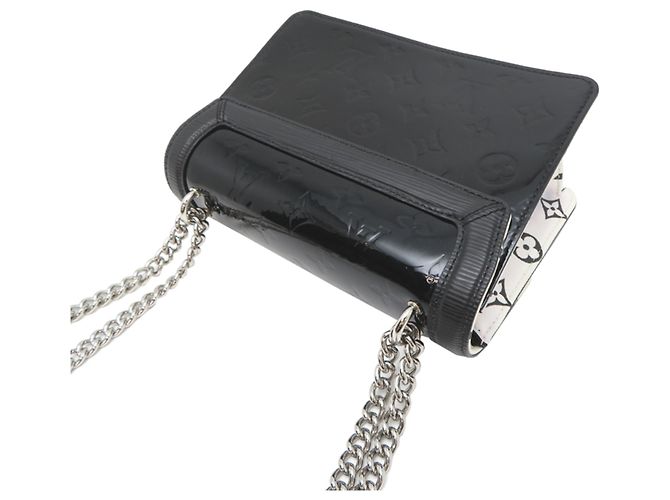 Borsa a tracolla Winewood PM da donna Louis Vuitton Nero Bianco - vista 4