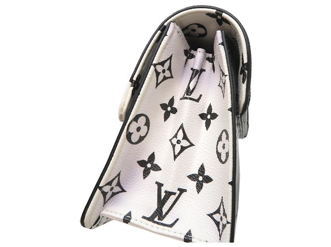 Borsa a tracolla Winewood PM da donna Louis Vuitton Nero Bianco - vista 9