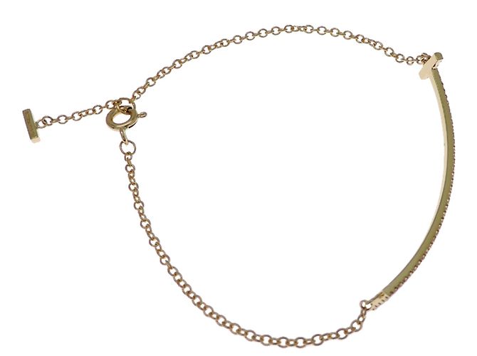 Bracciale charm Tiffany & Co. Diamond T Smile - vista 3