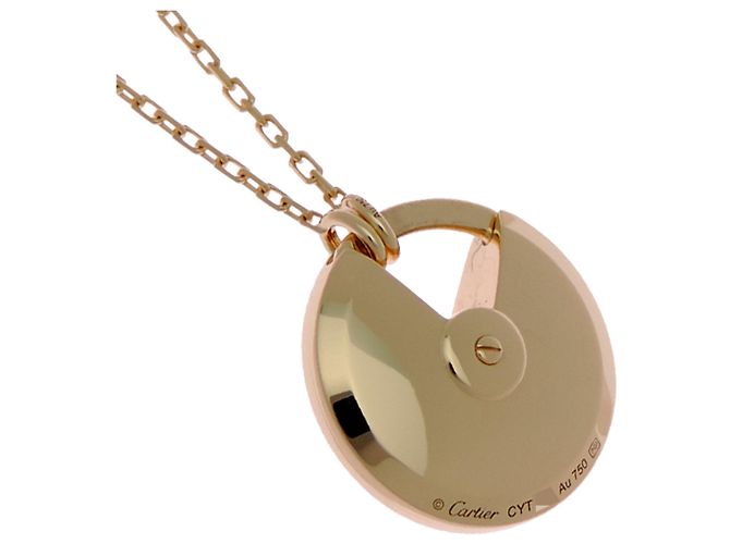 Collana Amulette Cartier a forma di conchiglia con diamante - vista 3