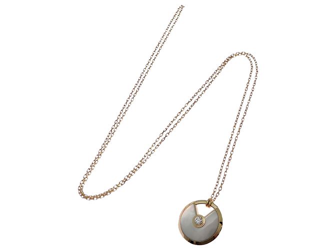 Collana Amulette Cartier a forma di conchiglia con diamante - vista 5