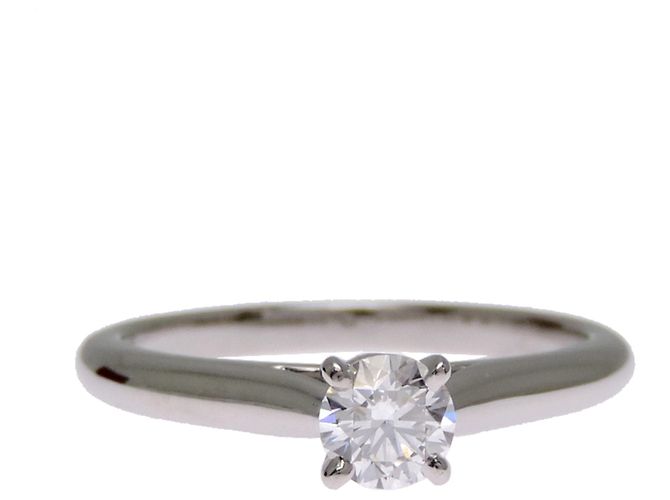Cartier Platinum 1895 Solitaire Diamond Band Ring - Ansicht 4