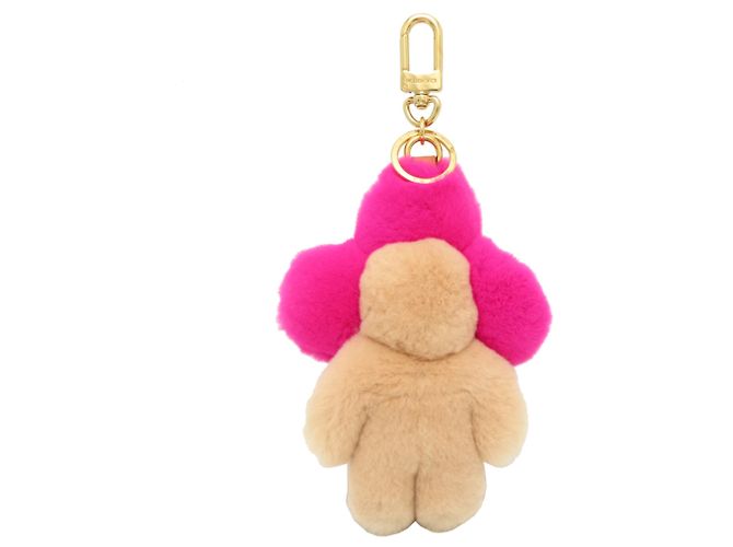 Portachiavi charm Louis Vuitton Vivienne Vison Rosa Beige - vista 2