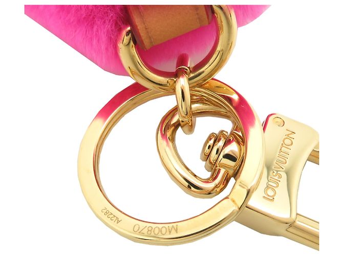 Portachiavi charm Louis Vuitton Vivienne Vison Rosa Beige - vista 4