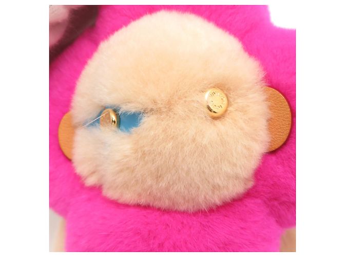 Portachiavi charm Louis Vuitton Vivienne Vison Rosa Beige - vista 5