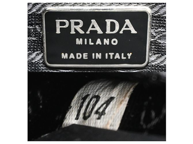 Borsa a tracolla da uomo a una spalla Prada Nero - vista 8