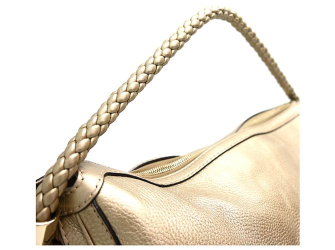 Borsa a tracolla in pelle Bella Gucci D'oro - vista 5