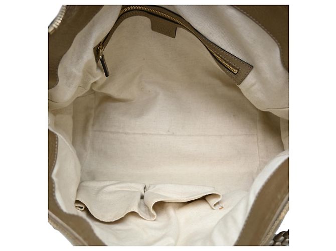 Borsa a tracolla in pelle Bella Gucci D'oro - vista 6