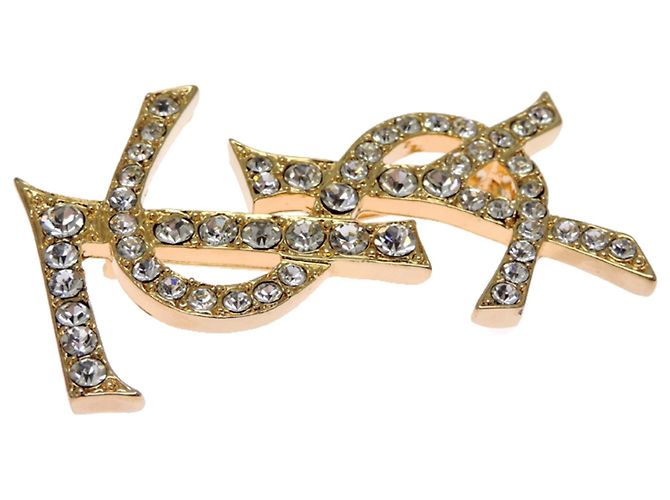 Spilla con strass Yves Saint Laurent - vista 2