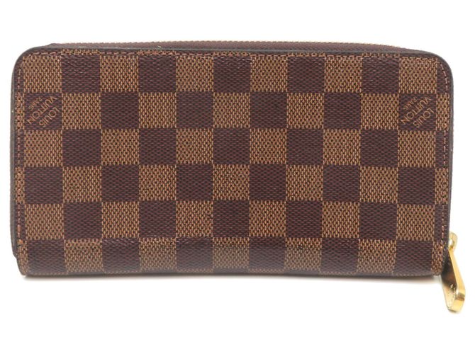 Louis Vuitton Zippy Wallet aus Damier Canvas Braun - Ansicht 2