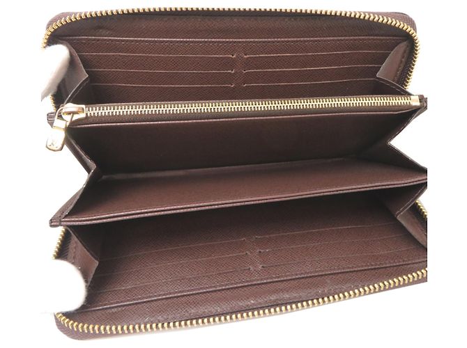 Louis Vuitton Zippy Wallet aus Damier Canvas Braun - Ansicht 5