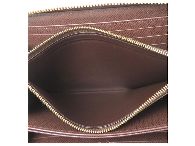 Louis Vuitton Zippy Wallet aus Damier Canvas Braun - Ansicht 6