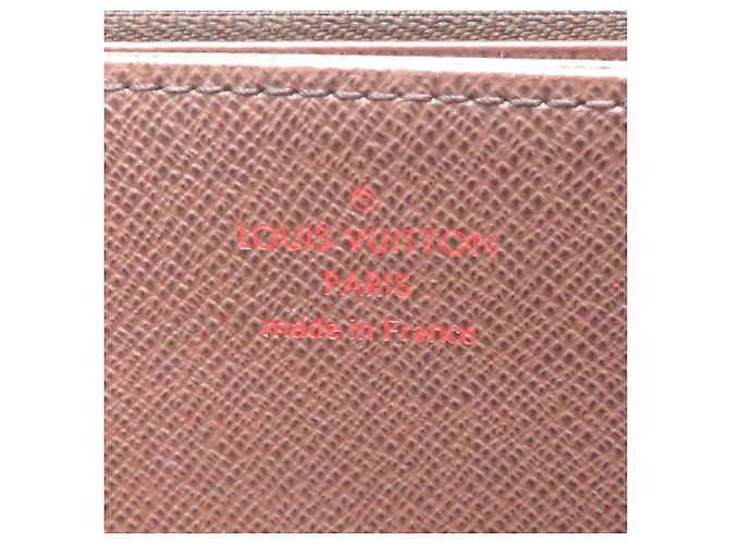 Louis Vuitton Zippy Wallet aus Damier Canvas Braun - Ansicht 7