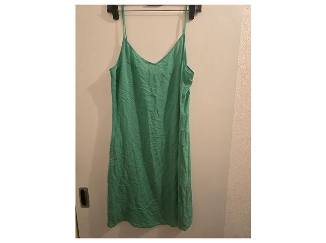 Vestido de verano verde de viscosa Ermanno Scervino - vista 4