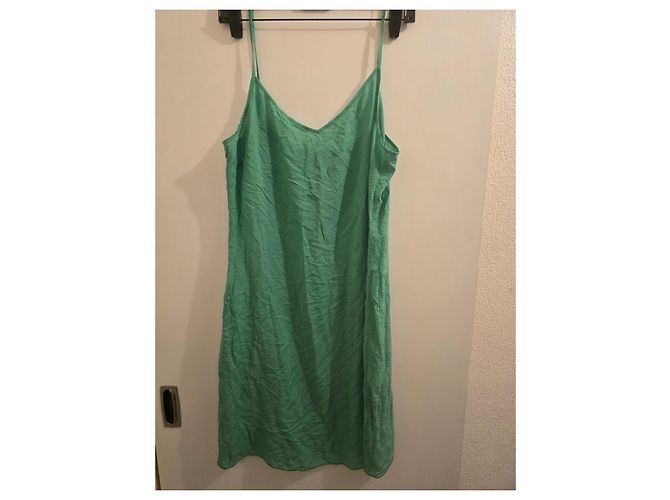 Vestido de verano verde de viscosa Ermanno Scervino - vista 5