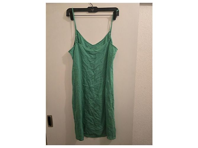 Vestido de verano verde de viscosa Ermanno Scervino - vista 6