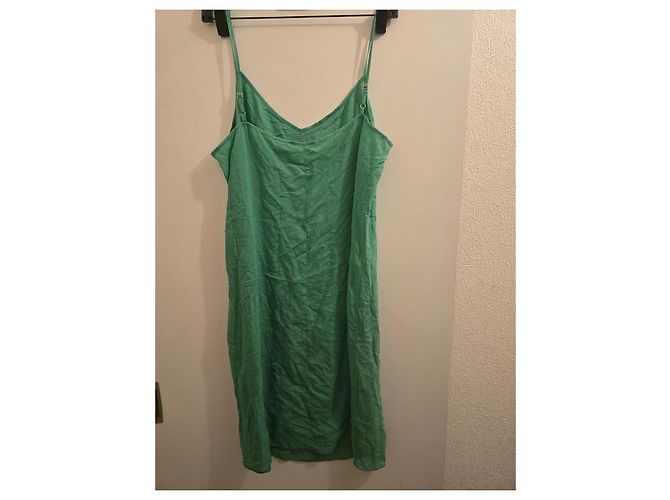 Vestido de verano verde de viscosa Ermanno Scervino - vista 7