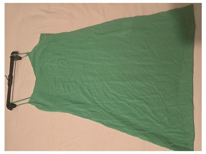 Vestido de verano verde de viscosa Ermanno Scervino - vista 8