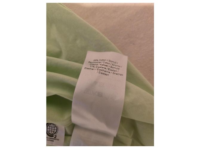 Camiseta Ganni de algodón verde - vista 10