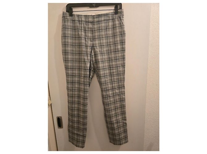 Hugo Boss BOSS Graue Karohose Weiß Blau - Ansicht 4