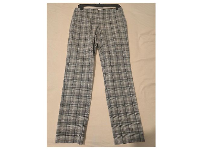 Hugo Boss BOSS Graue Karohose Weiß Blau - Ansicht 8