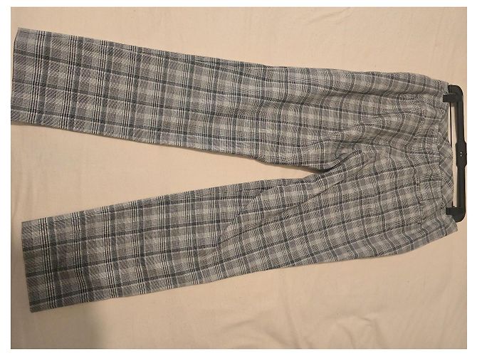 Hugo Boss BOSS Graue Karohose Weiß Blau - Ansicht 9