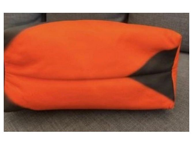 Dries Van Noten Mehrfarbige Leder-Schultertasche Schwarz Pink Weiß Orange - Ansicht 4
