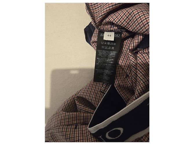 Ermanno Scervino Karo-Hose Braun Pink Weiß - Ansicht 5