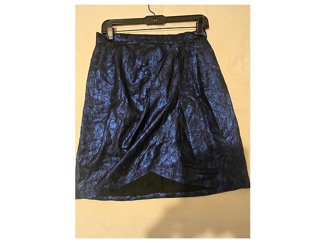 Matthew Williamson Blauer drapierter Minirock - Ansicht 4