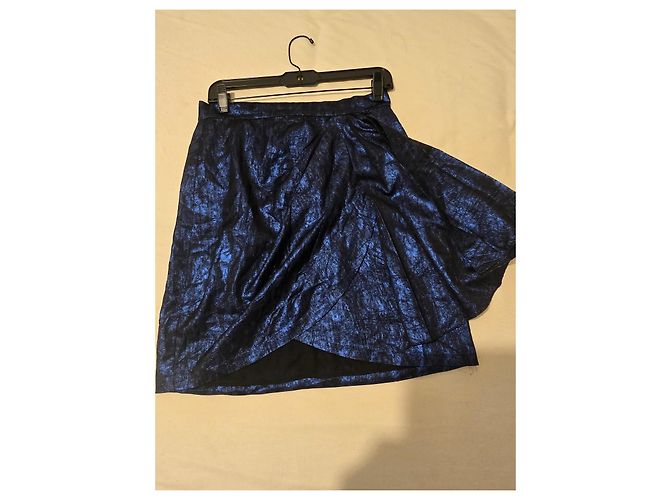 Matthew Williamson Blauer drapierter Minirock - Ansicht 6