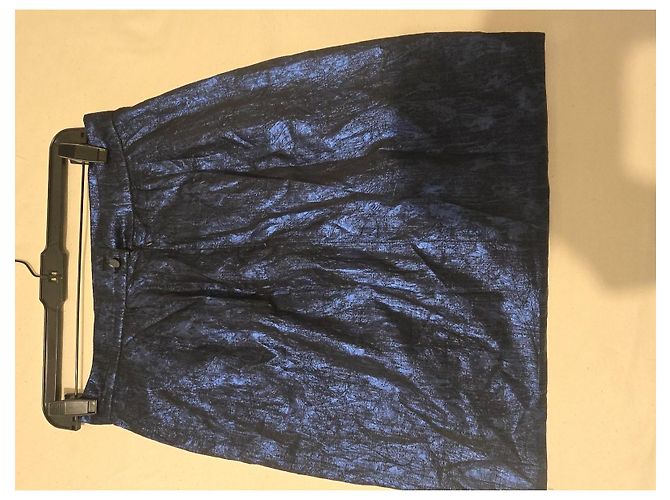 Matthew Williamson Blauer drapierter Minirock - Ansicht 8