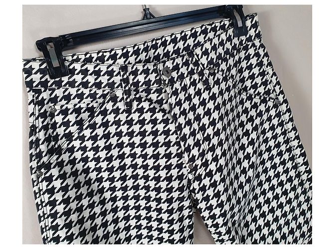 Autre Marque G-Star Raw x Pharrell Williams Vaqueros Tapered Houndstooth Negro Blanco - vista 2