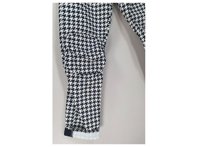 Autre Marque G-Star Raw x Pharrell Williams Vaqueros Tapered Houndstooth Negro Blanco - vista 3