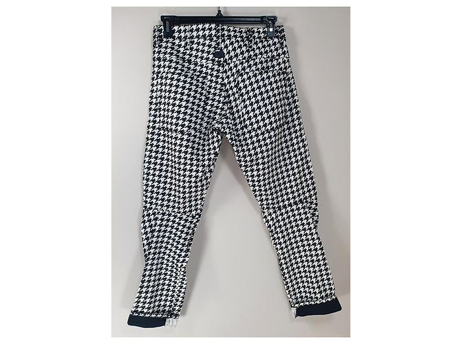 Autre Marque G-Star Raw x Pharrell Williams Vaqueros Tapered Houndstooth Negro Blanco - vista 4