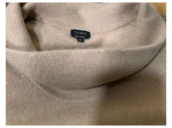 Autre Marque Talbots Rollkragenpullover aus reinem Kaschmir Kamel - Ansicht 5
