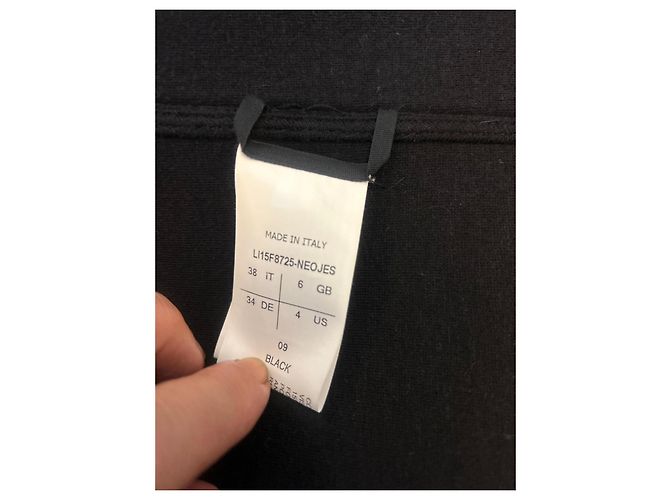 Rick Owens Lilies Giacca Cape Nera Nero - vista 10