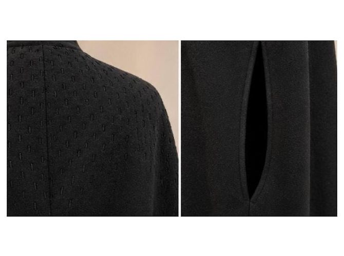 Rick Owens Lilies Giacca Cape Nera Nero - vista 5