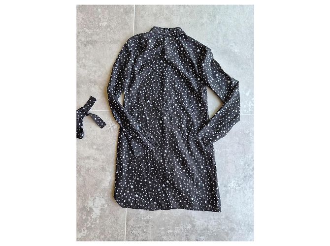 Diane Von Furstenberg Completo con camicia e pantaloni DVF con stampa a stelle Nero - vista 11