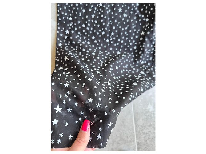 Diane Von Furstenberg Completo con camicia e pantaloni DVF con stampa a stelle Nero - vista 3